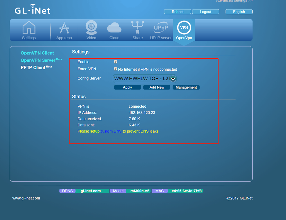 How I build a VPN tunnel to Fritzbox 7490? Technical Support