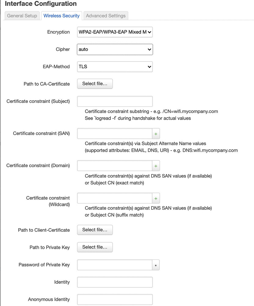 Network authentication certificate on router? - Routers - GL.iNet