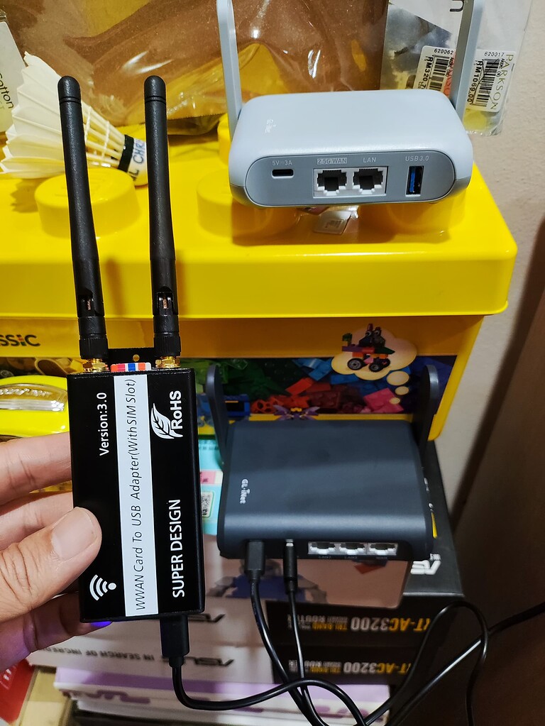 Glmt3000 v4.1.2 beta quectel eg25g with external USB enclosure