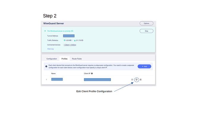 Wireguard Server Routing -Step 2