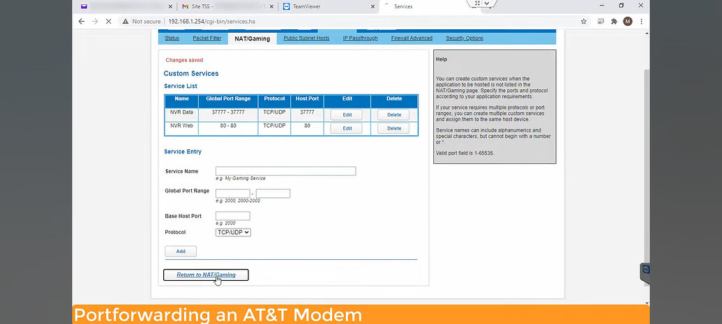 Can't set up port forwarding att bgw 320-500 - Routers - GL.iNet
