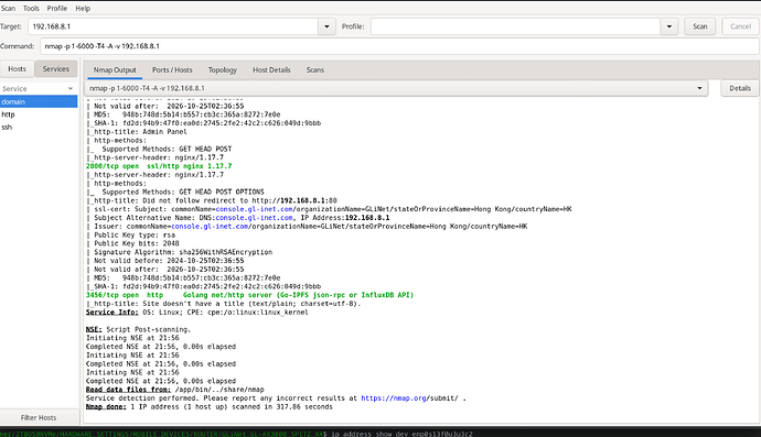 Port3456Port2000OpenOldFirmwareV4OldRouterNmapScan