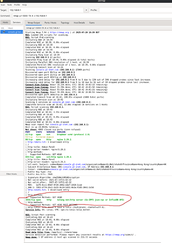 Port3456OpenLatestBetaFirmwareOldRouterNmapScan