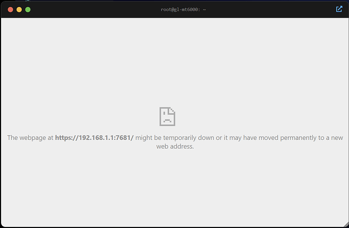 Terminal issue