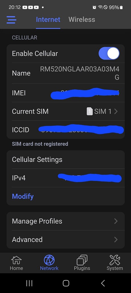 Sim Card not registered on Spitz AX 3000 - Routers - GL.iNet Official Forum