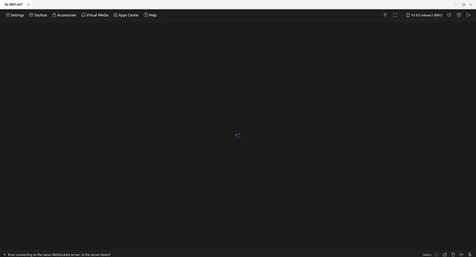glkvm connection error