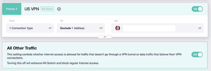 Non-VPN