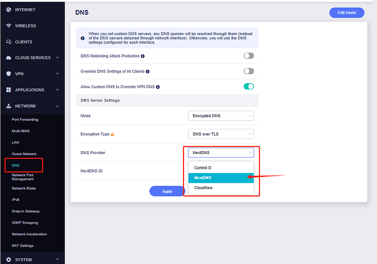 Mudi Router Admin Cant find the nextdns section in the menu on the MUDI V2 - Router - GL ...