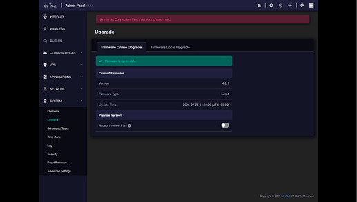 Screenshot 2025-07-27 at 17-28-53 GL-BE9300 Admin Panel