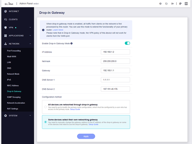 GL-iNet-Admin-Panel-10-12-2024 Dropin Gateway