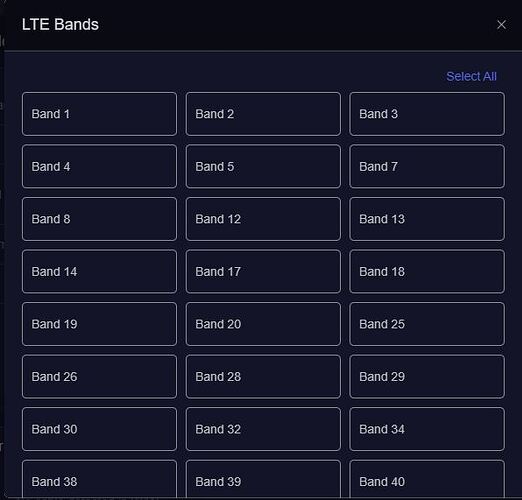 bandsLTE
