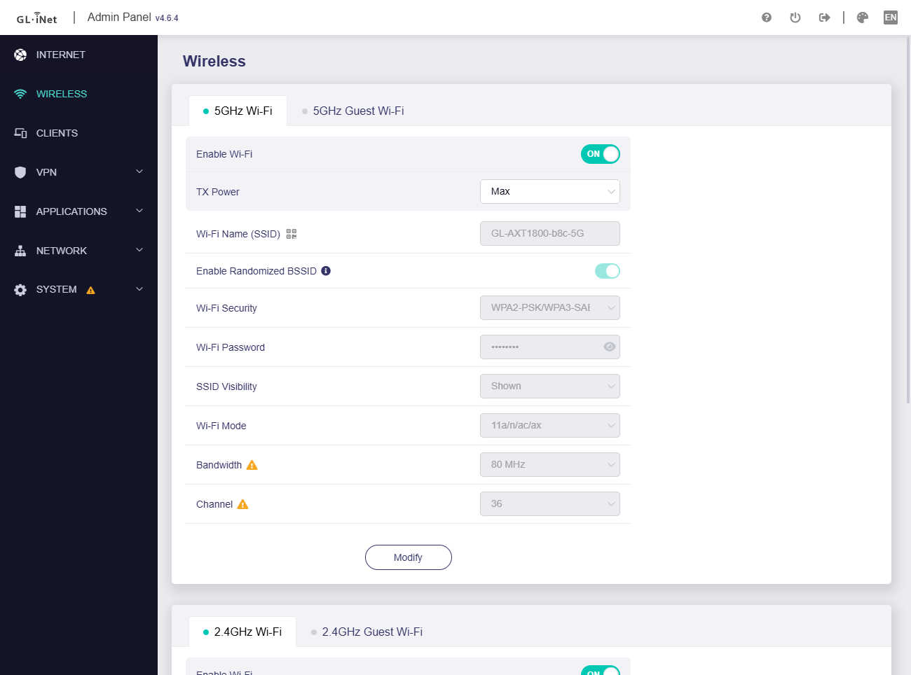 Unable to Login to LuCI on AXT1800 with Firmware 4.6.4 - Routers - GL ...
